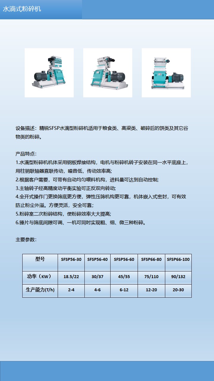 水滴式粉碎機(jī)豎版